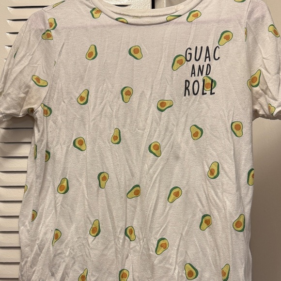 Mighty Fine Guac and Roll Avocado Tee - White - Picture 1 of 1